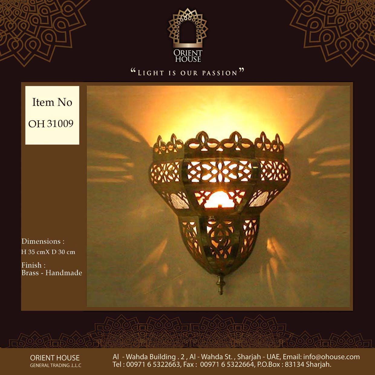 Oriental Wall Lights