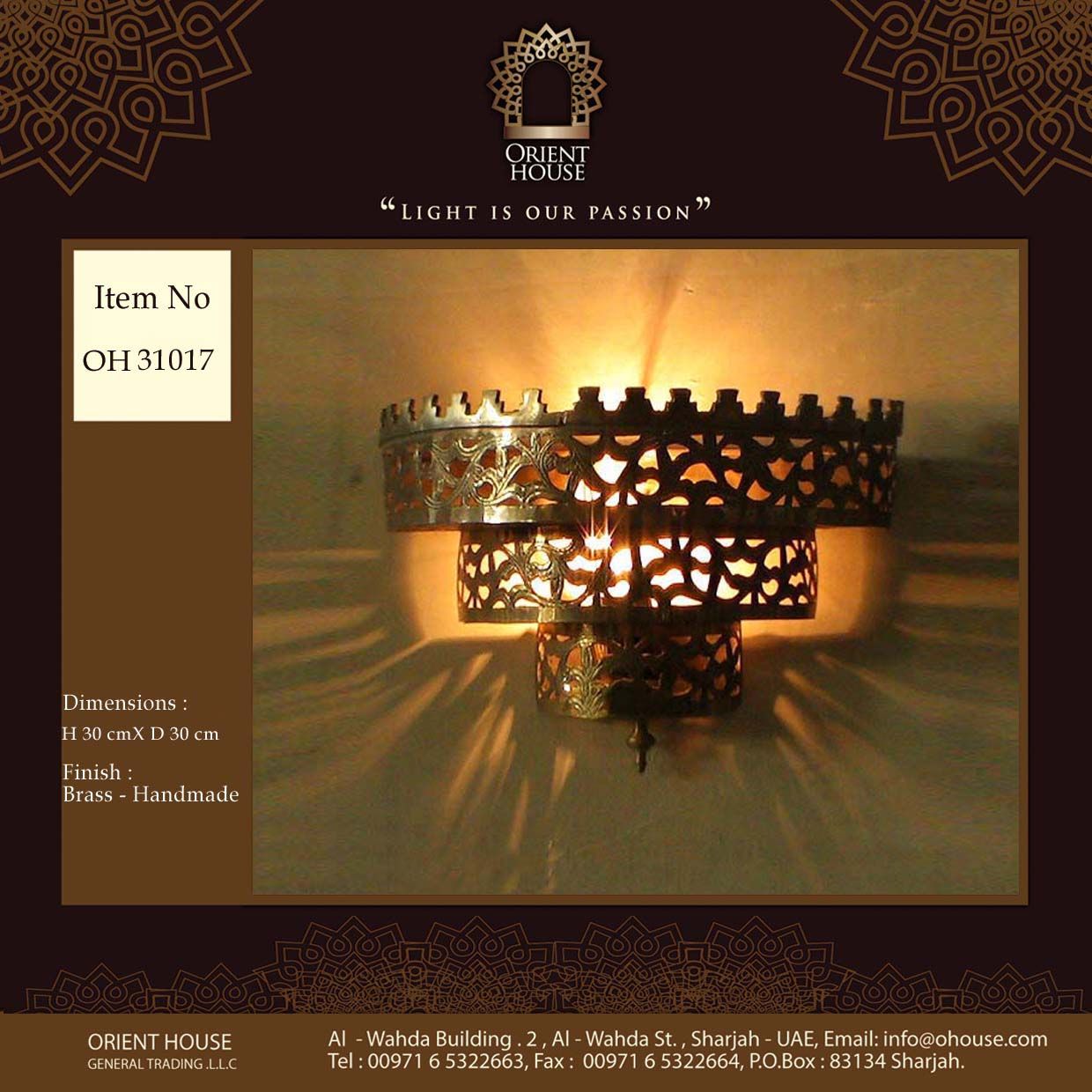 Oriental Wall Lights