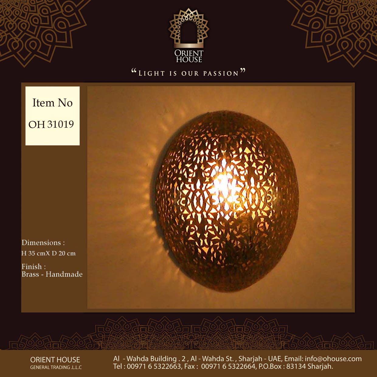 Oriental Wall Lights