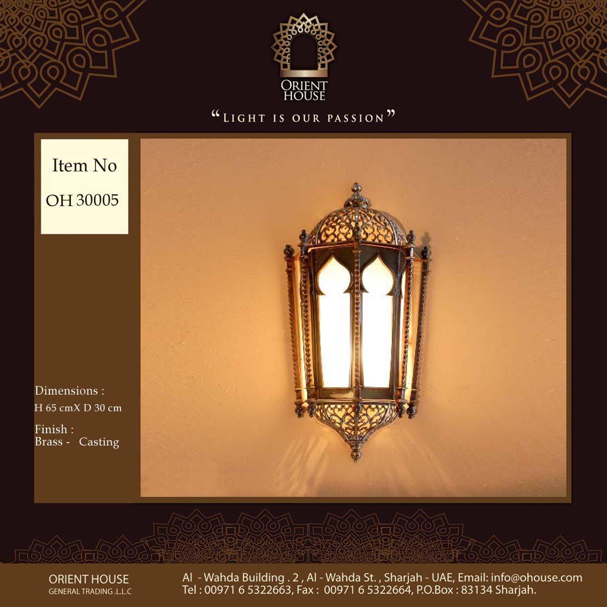 Oriental Wall Lights