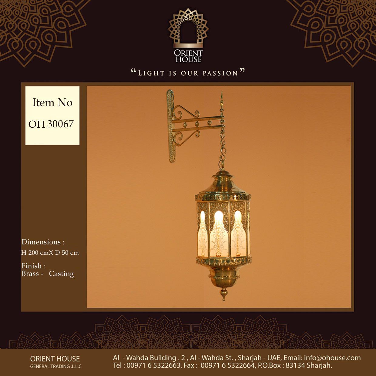 Oriental Wall Lights