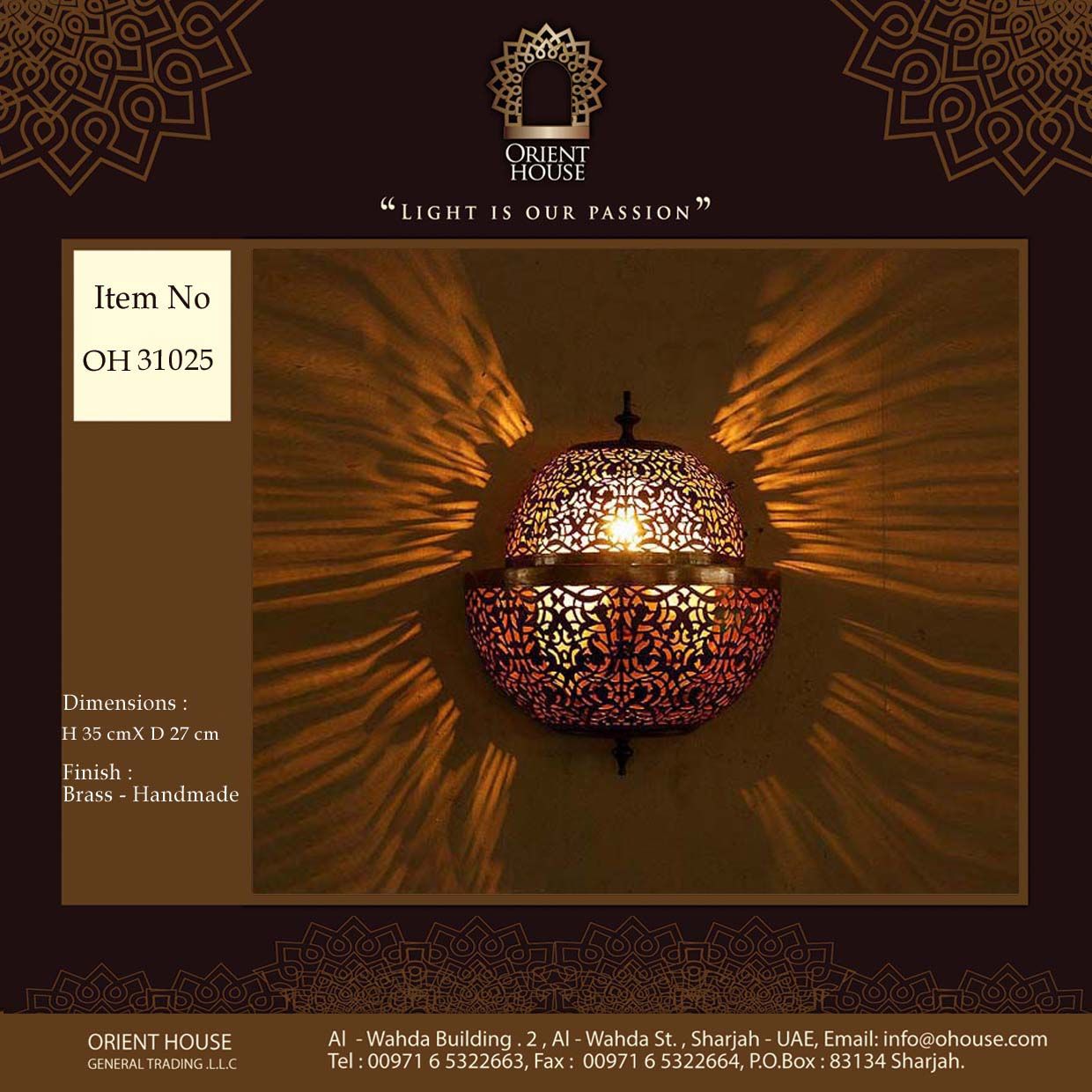 Oriental Wall Lights