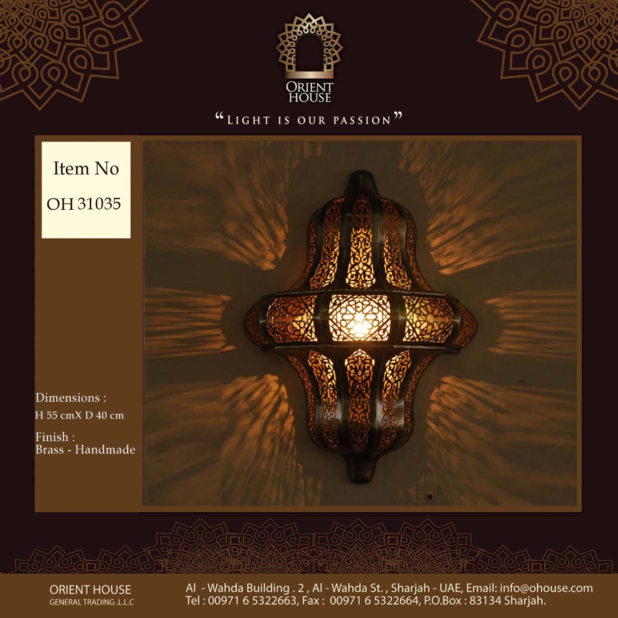 Oriental Wall Lights