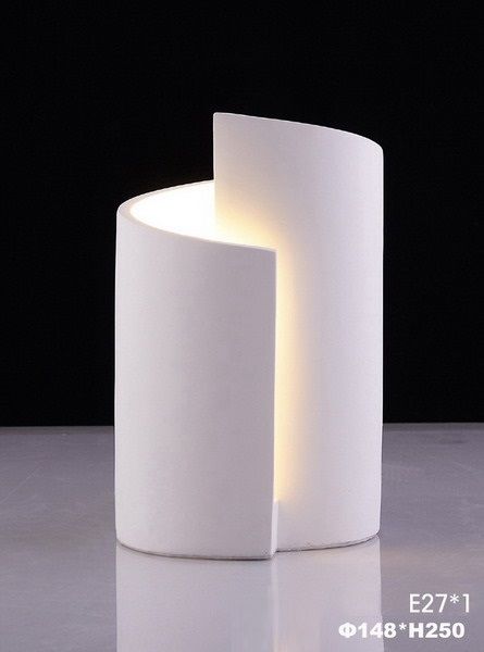 Plaster Table & Floor Lamps