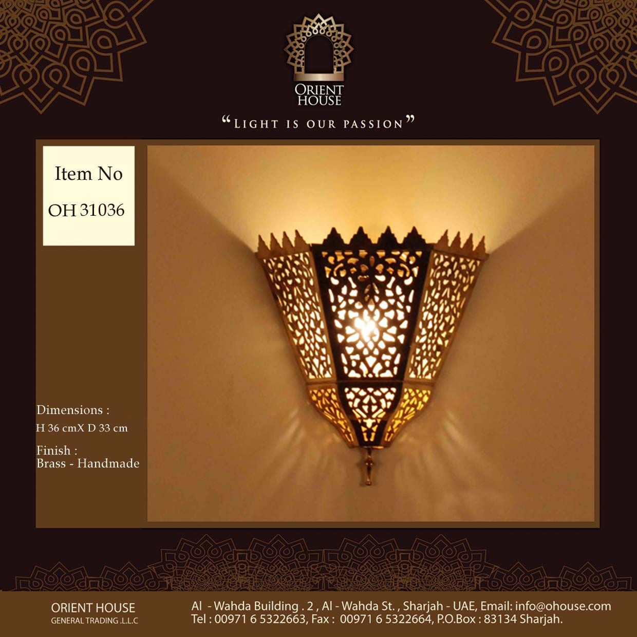 Oriental Wall Lights
