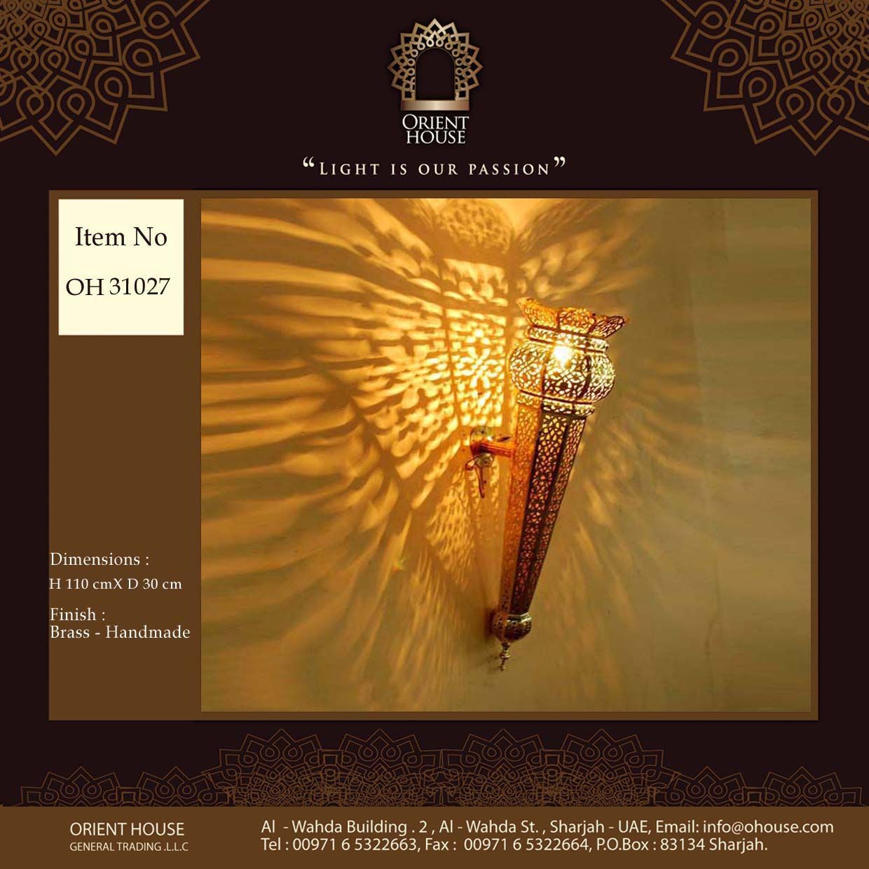 Oriental Wall Lights