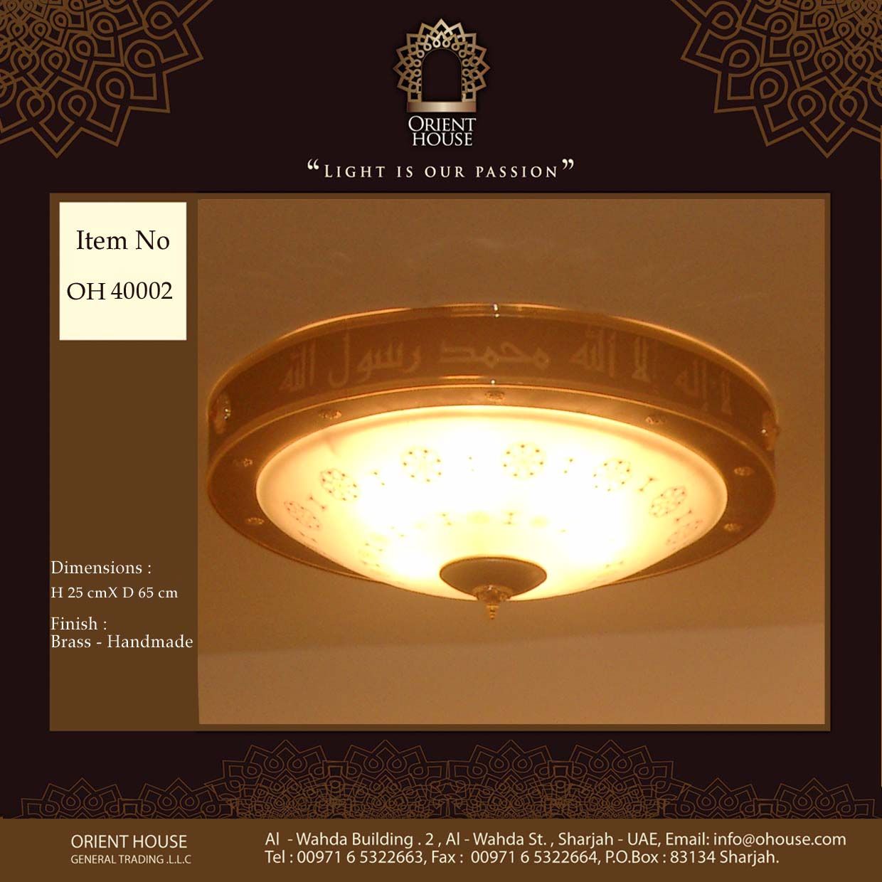 Oriental Ceiling Lights