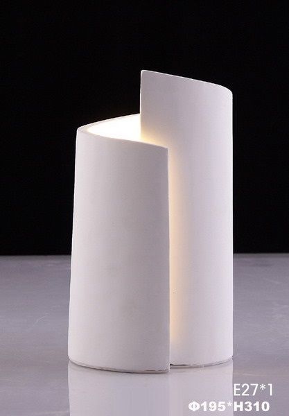 Plaster Table & Floor Lamps