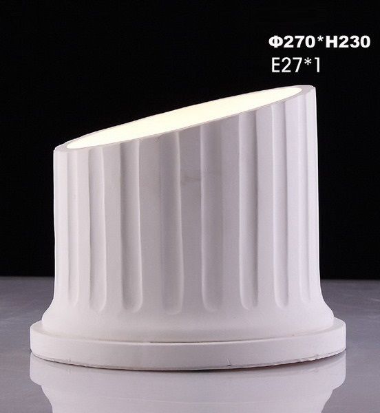 Plaster Table & Floor Lamps