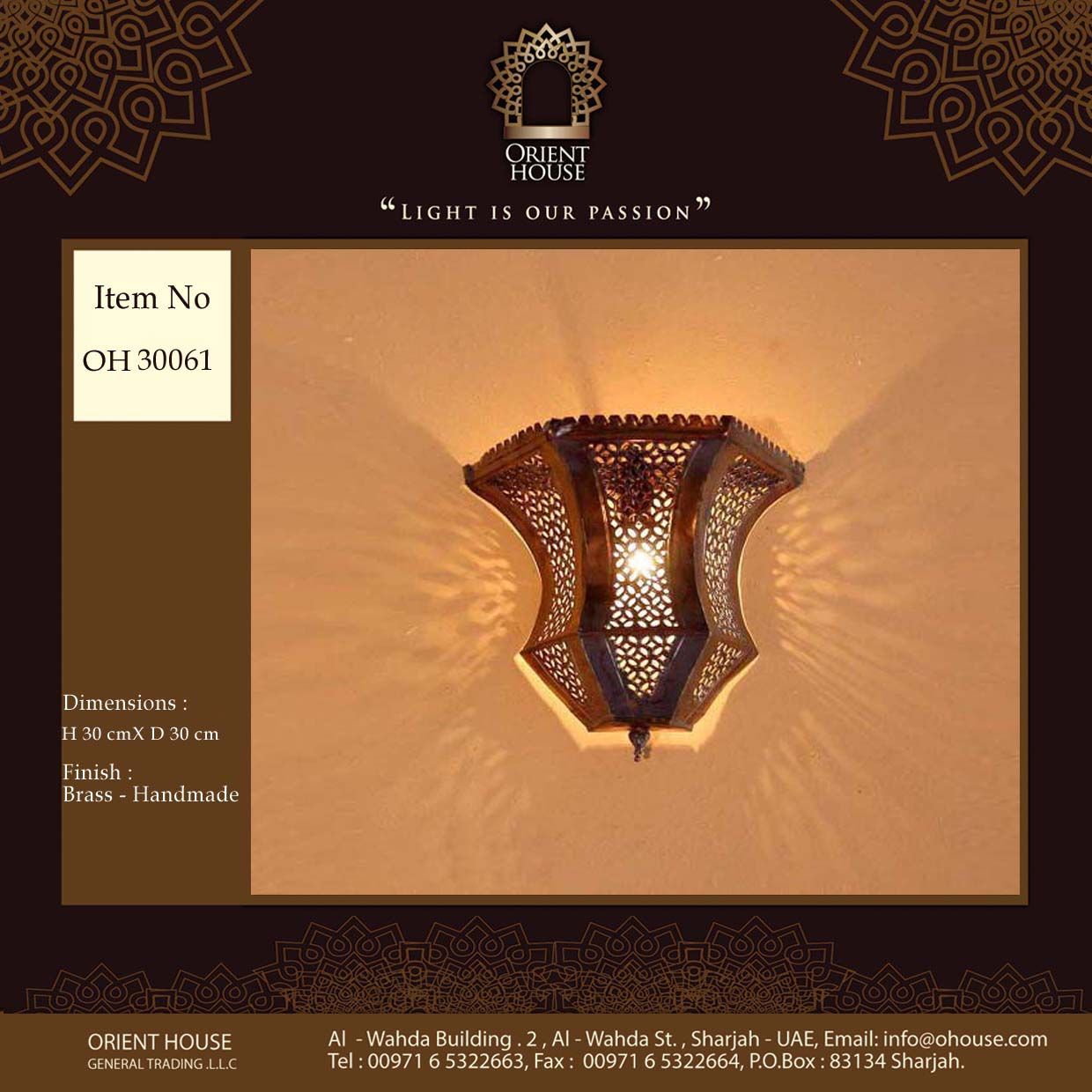 Oriental Wall Lights