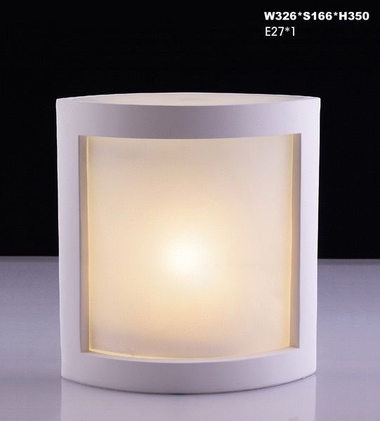 Plaster Table & Floor Lamps