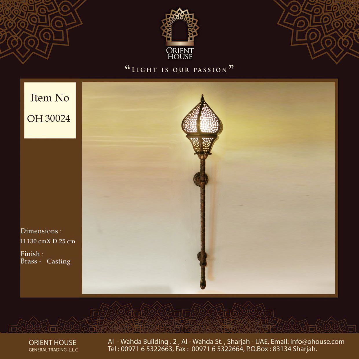 Oriental Wall Lights