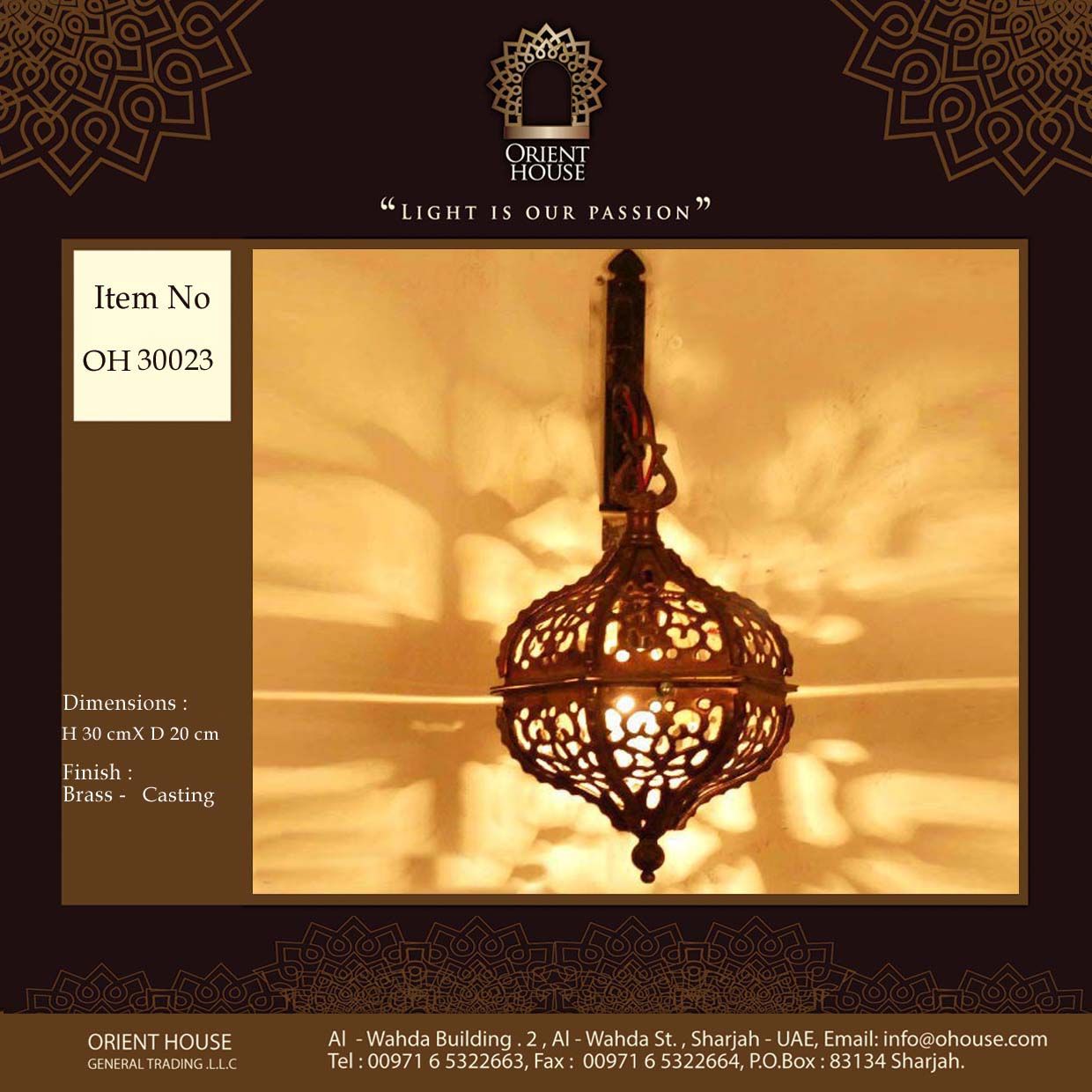 Oriental Wall Lights