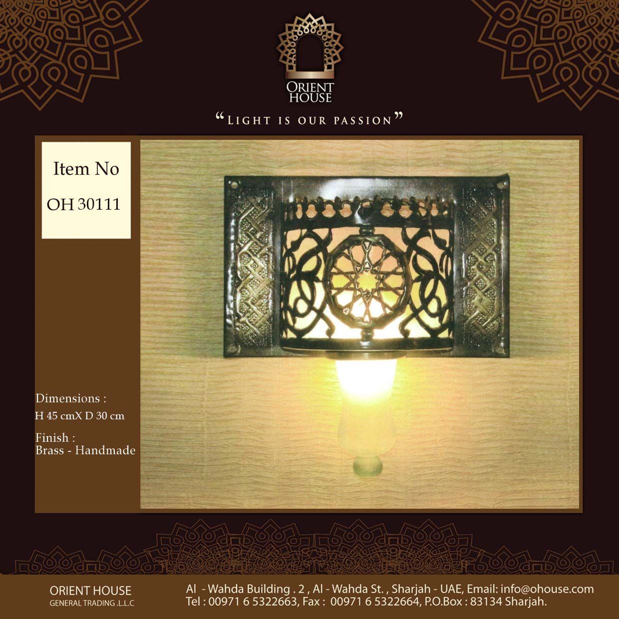 Oriental Wall Lights