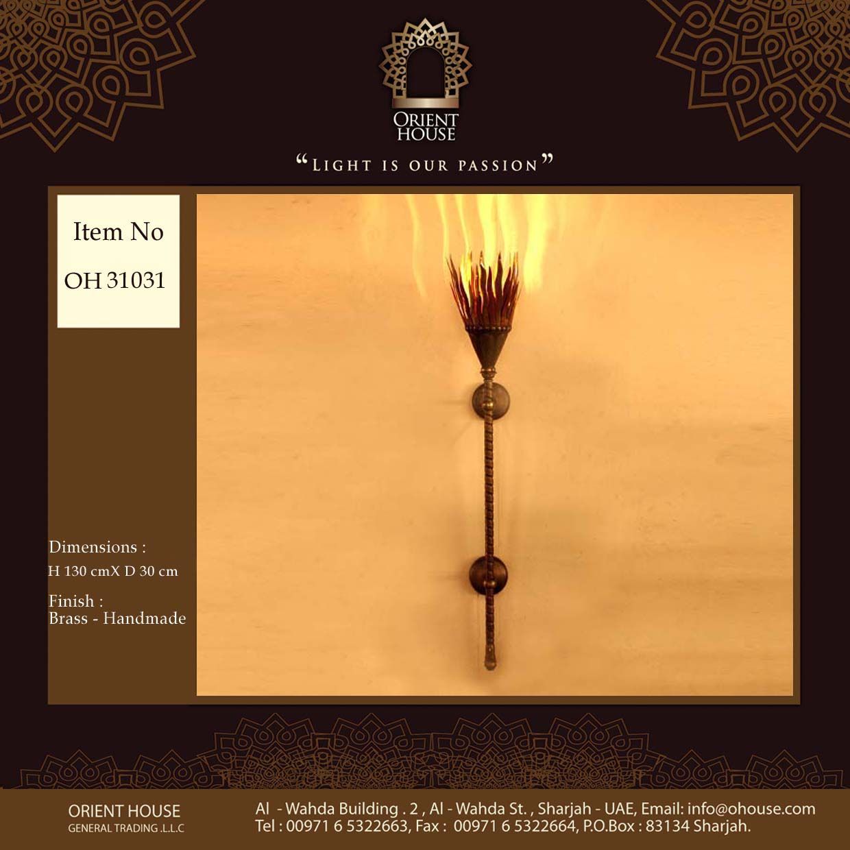 Oriental Wall Lights