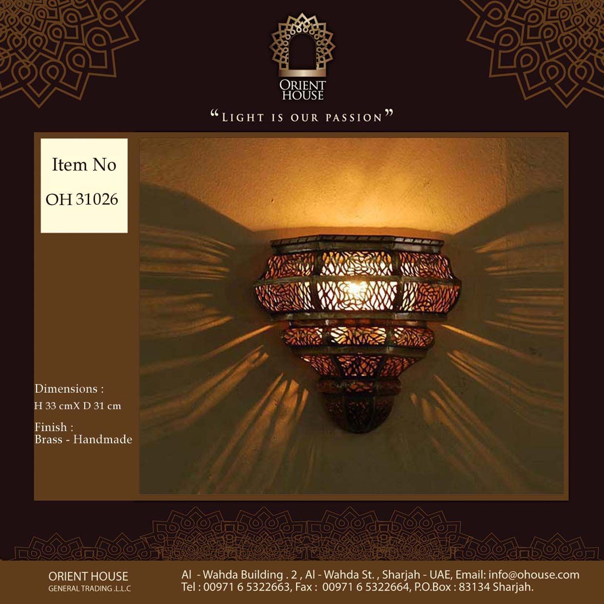 Oriental Wall Lights