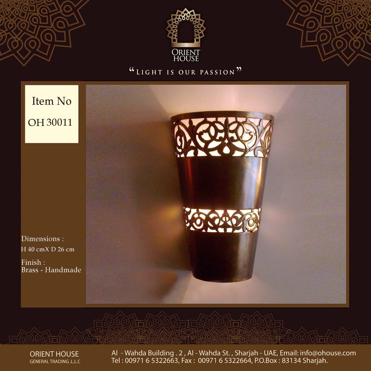 Oriental Wall Lights
