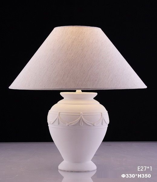 Plaster Table & Floor Lamps