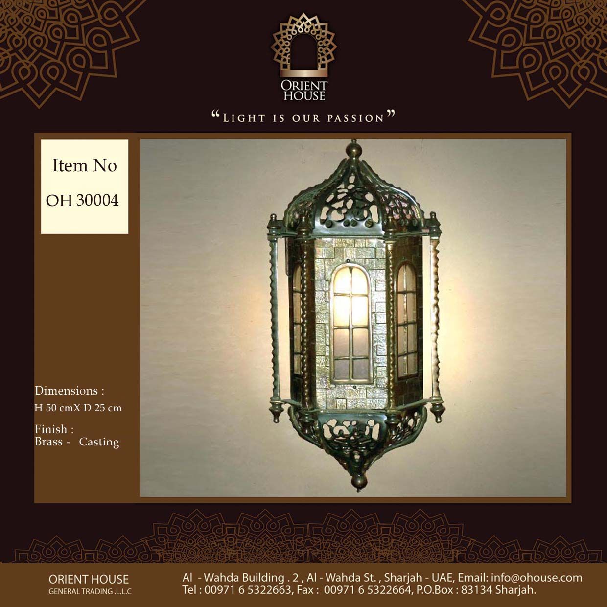 Oriental Wall Lights