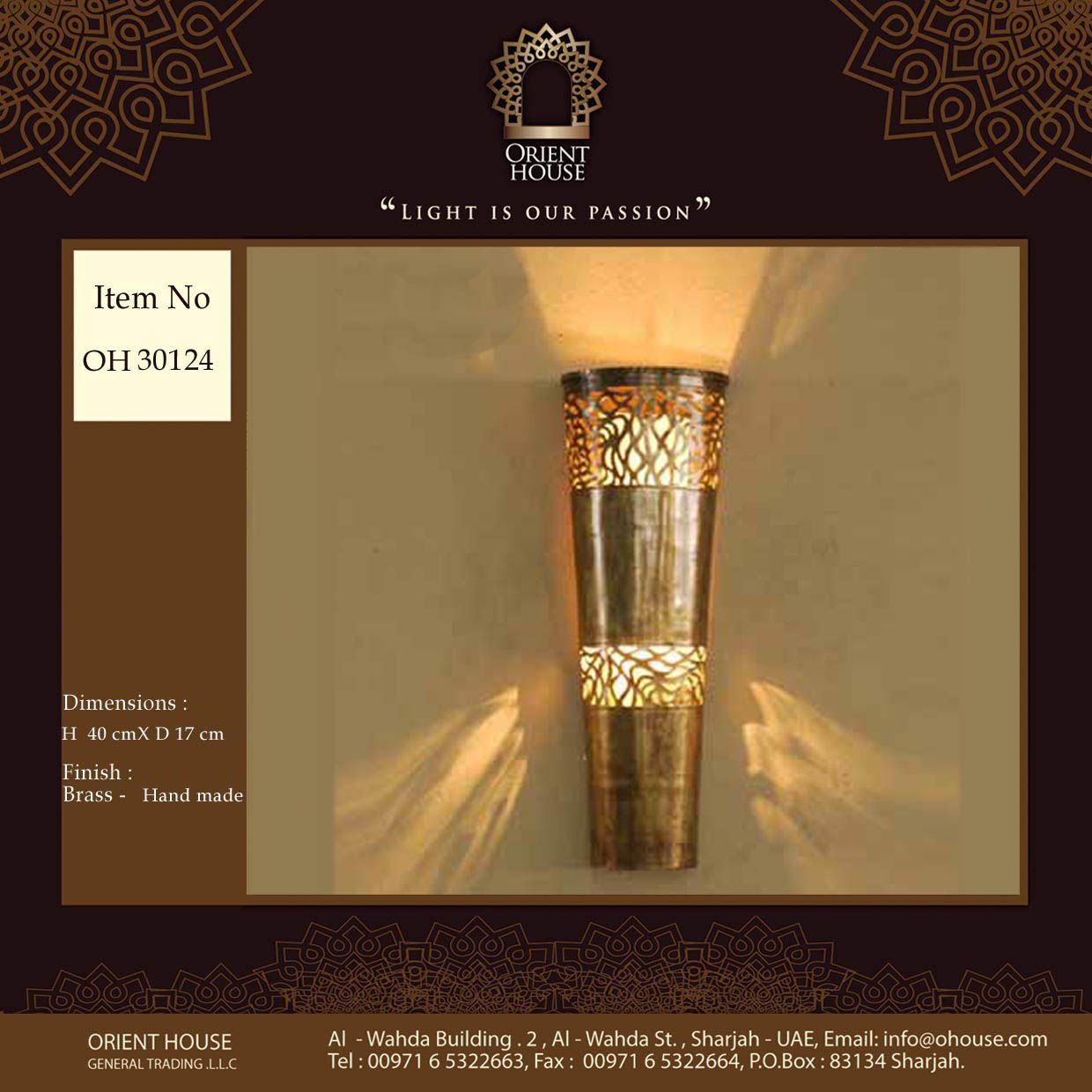Oriental Wall Lights