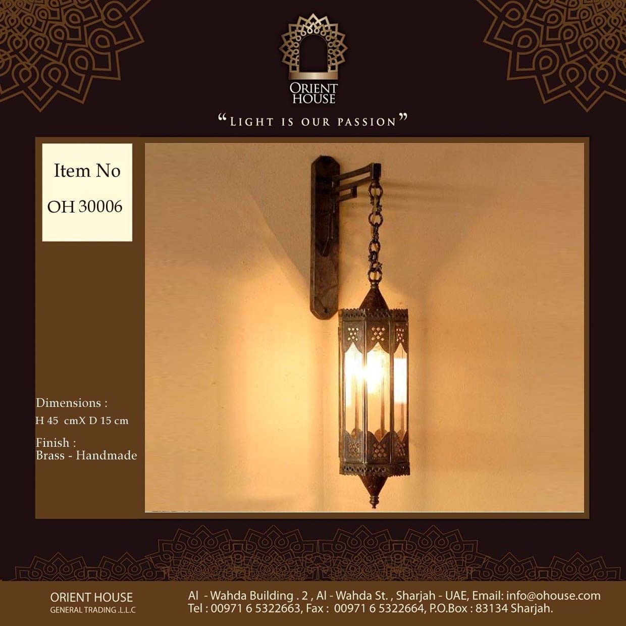 Oriental Wall Lights