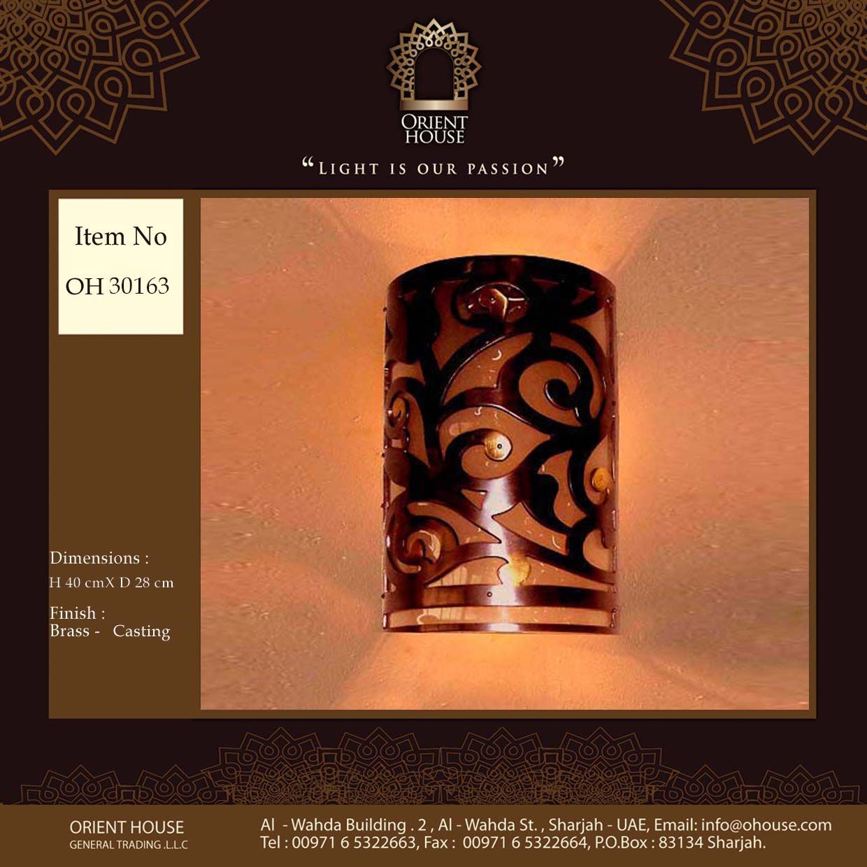 Oriental Wall Lights