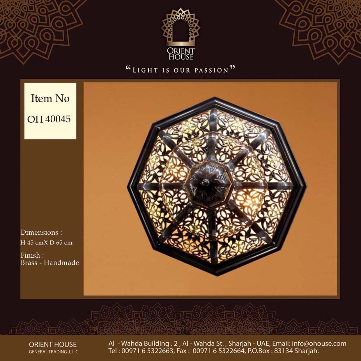Oriental Ceiling Lights