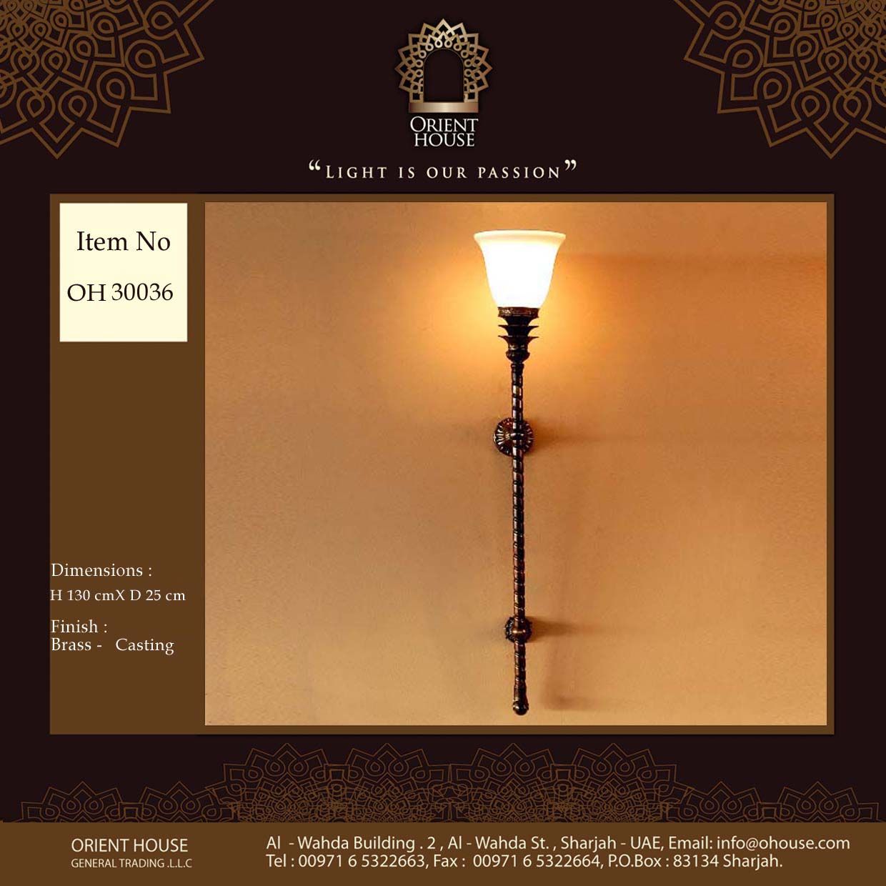 Oriental Wall Lights