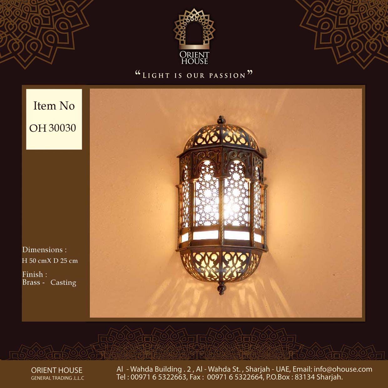 Oriental Wall Lights