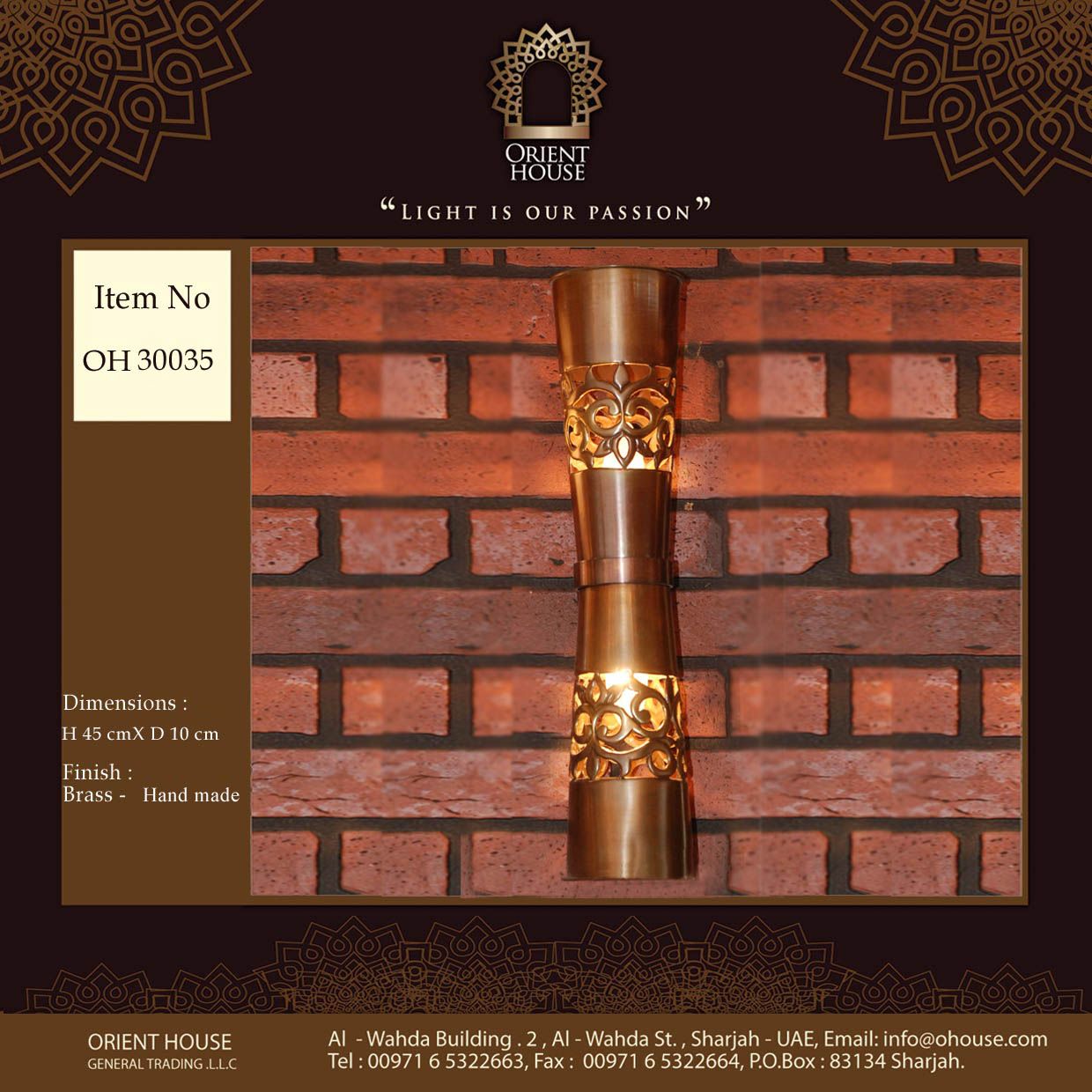 Oriental Wall Lights