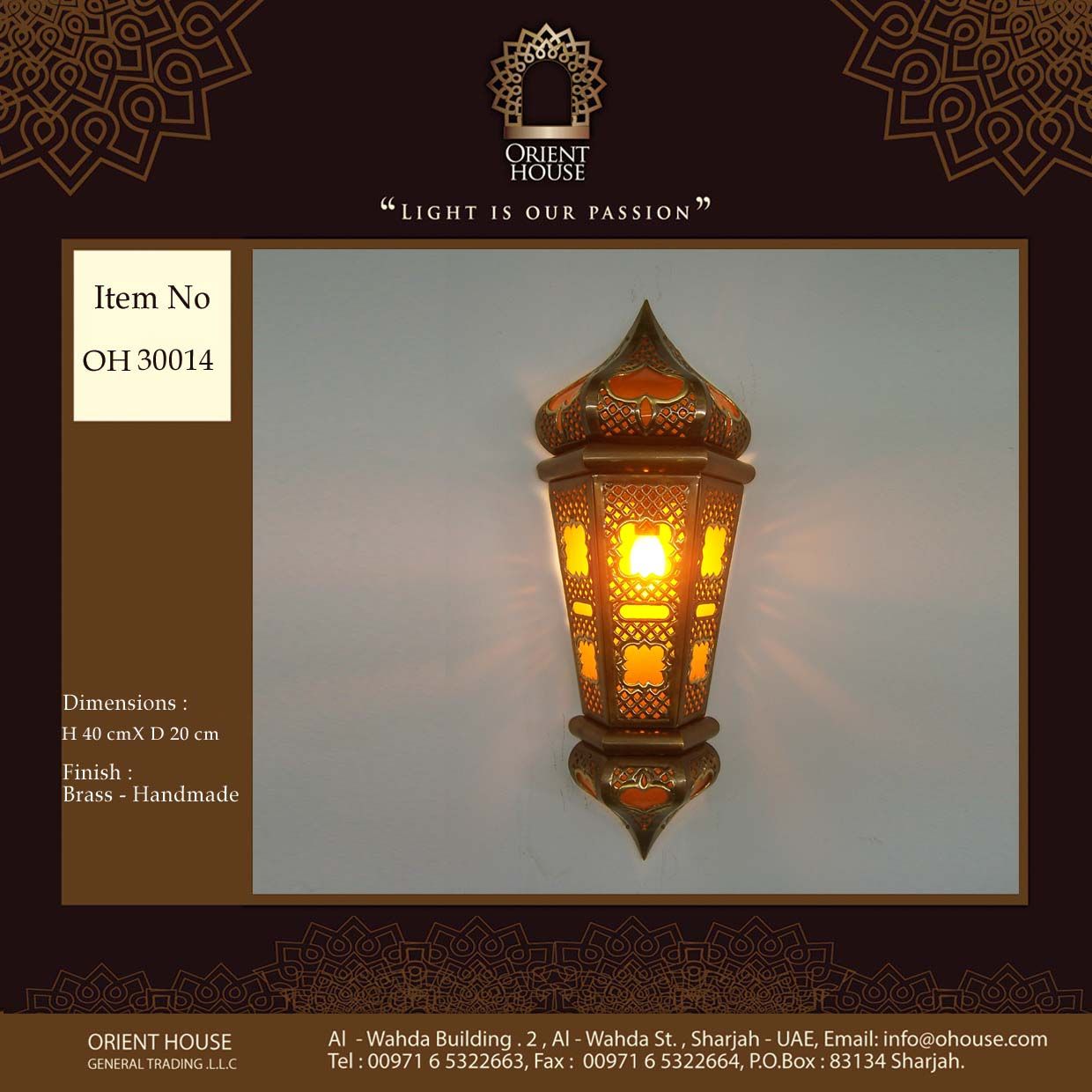 Oriental Wall Lights