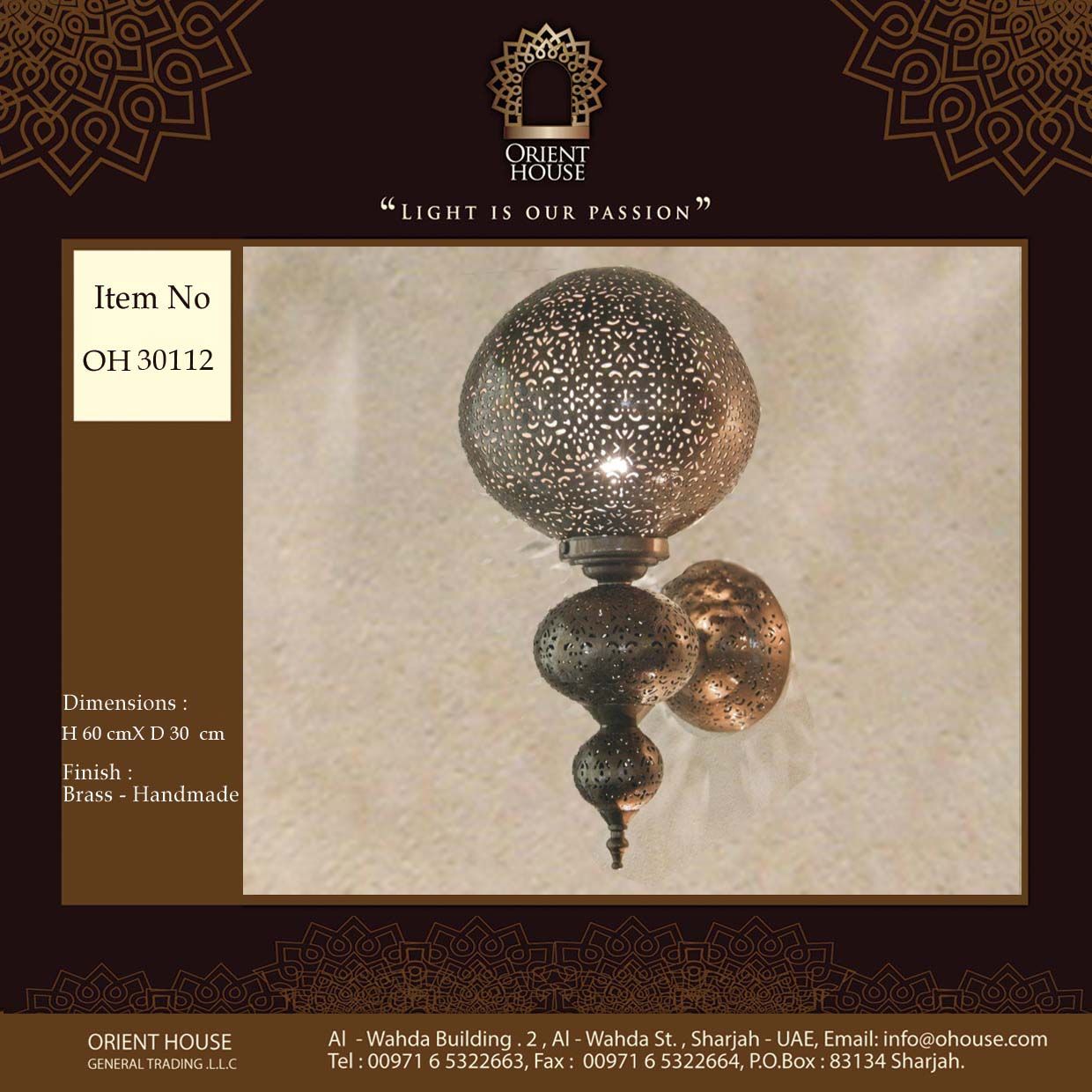 Oriental Wall Lights