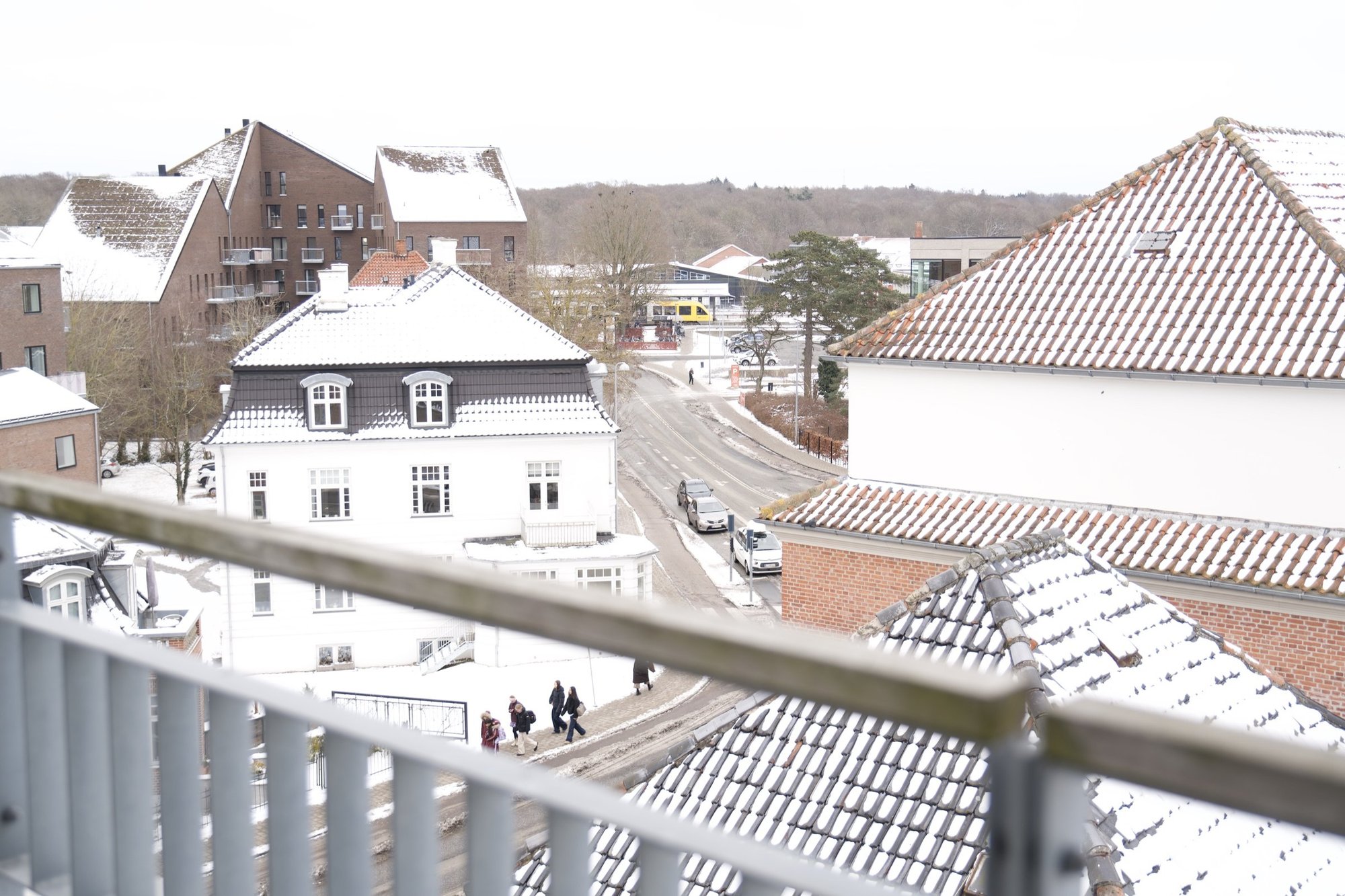 Hillerød Kommune set fra terrassen på Socialcode STU Hillerød