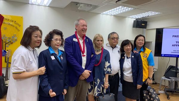 Visit by International President Brian Sheehan