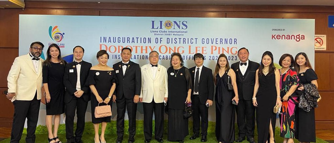Inauguration of District Governor Ong Lee Ping