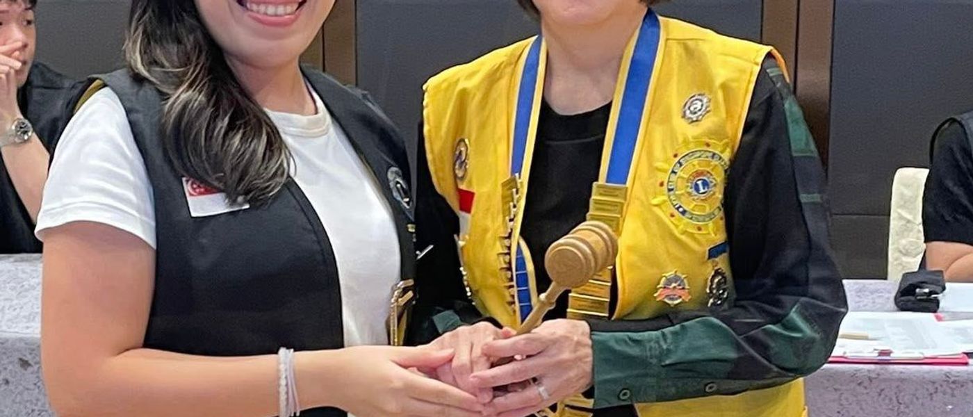 President Handover — Allysa Cho to Cecilia Goh