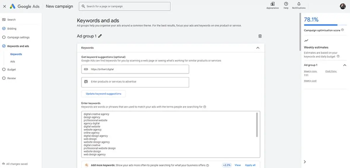 building effective ad groups