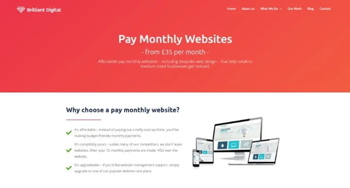 A website helps you to showcase your products services