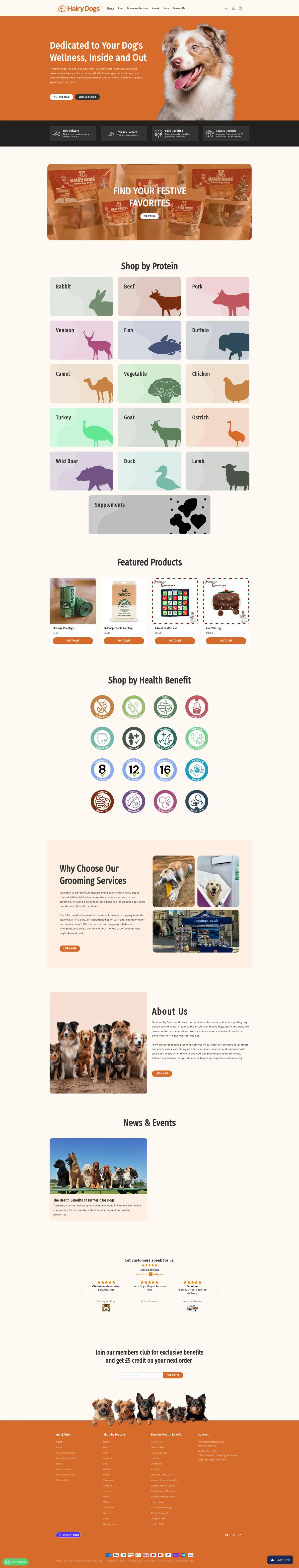 Hairy Dogs — after redesign