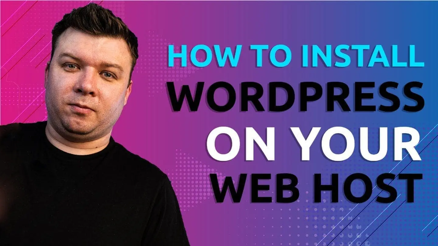 how to intall wordpress on your webhost