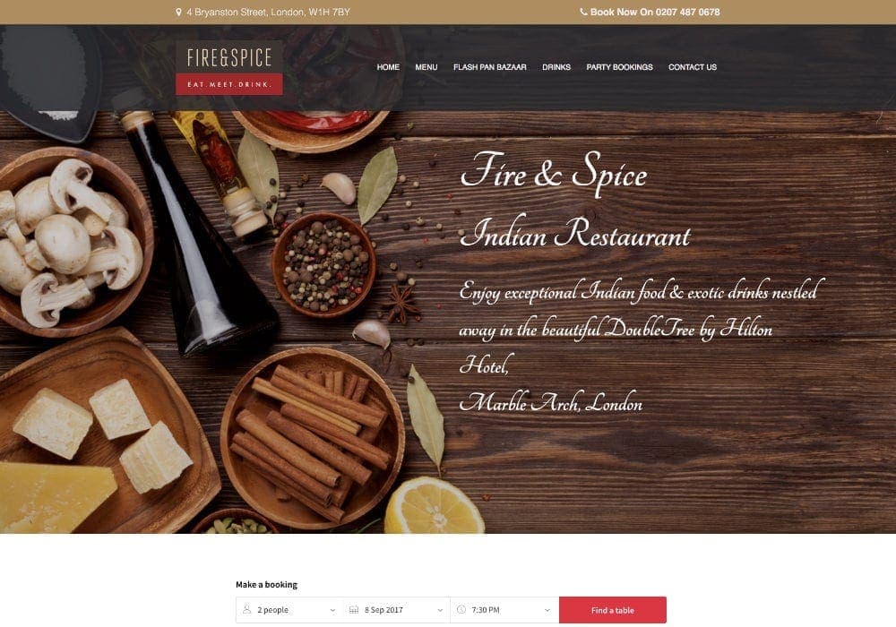 Fire and Spice, DoubleTree by Hilton