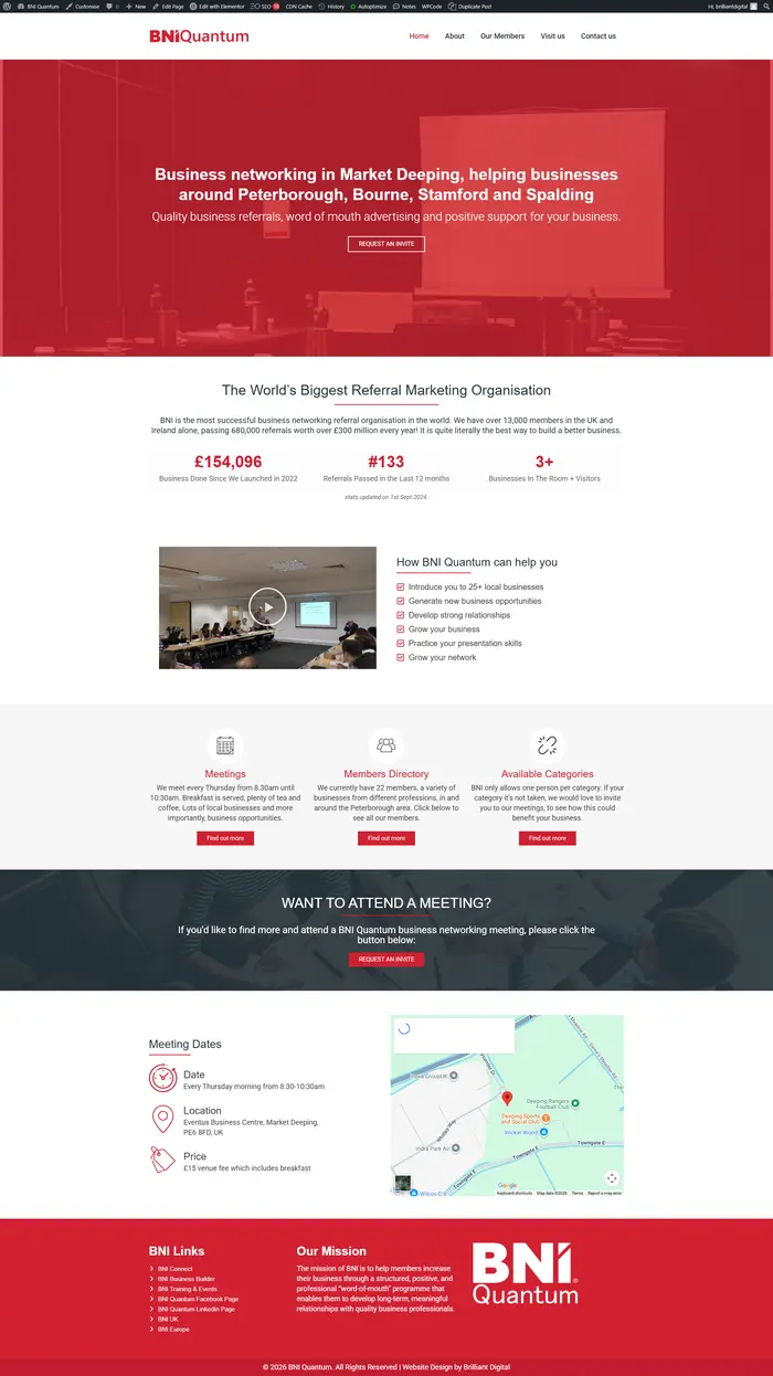 BNI Quantum — before redesign