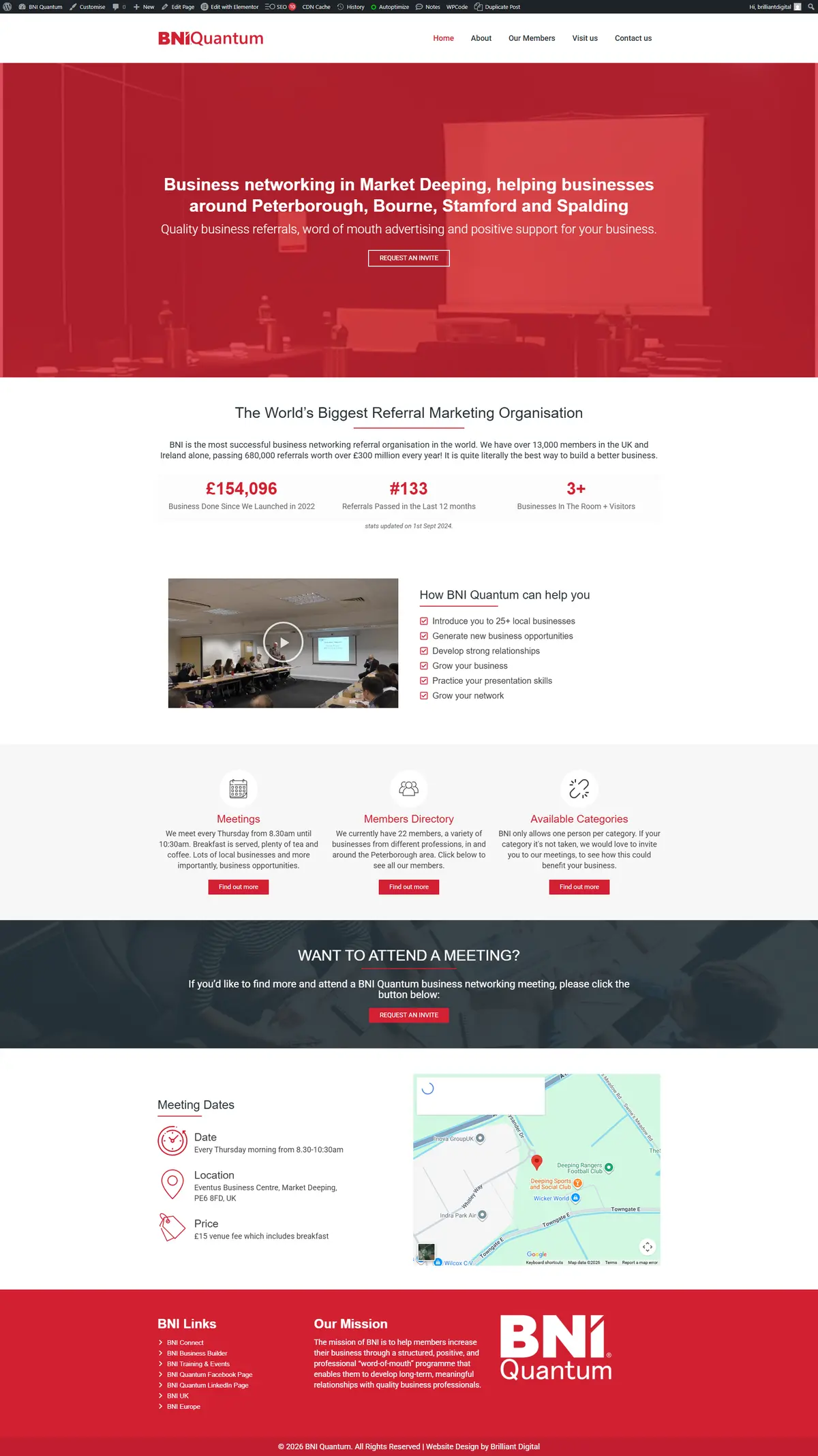 BNI Quantum — before redesign