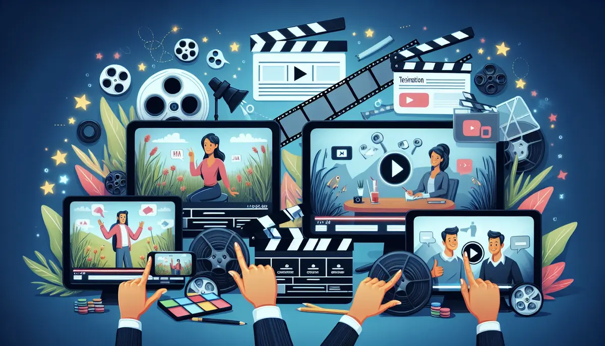 Various video formats and styles