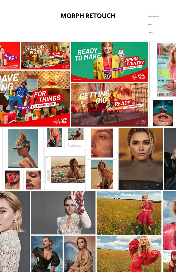 Morph Retouching — before redesign