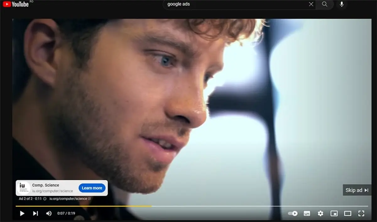 video ads with quality score