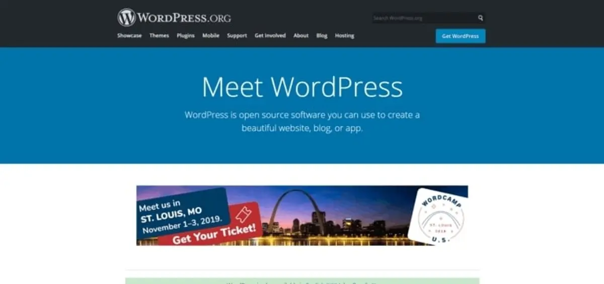 wordpress is a content management system