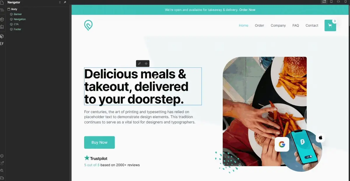 Webflow makes editing easier
