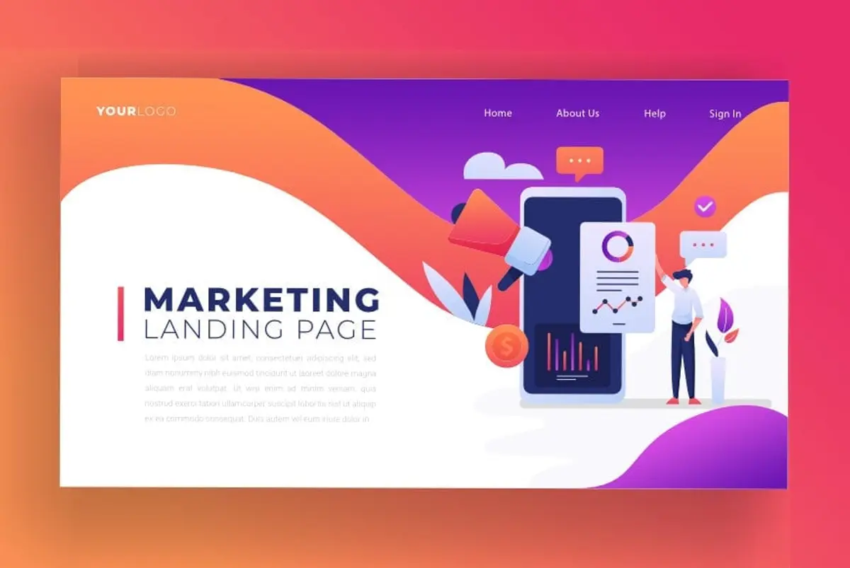 create landing pages for paid marketing and for each ad types