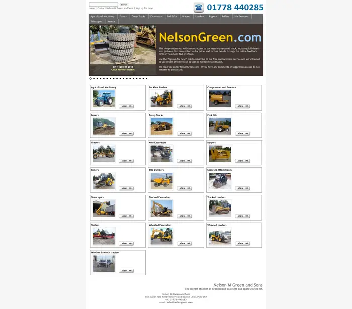 Nelson Green — before redesign